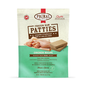 Primal - Patties - Raw Chicken Patties (For Dogs) - Frozen Product
