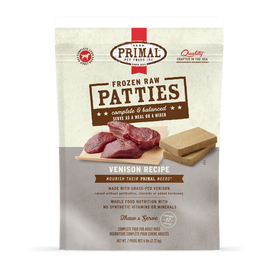 Primal - Patties - Raw Venison Patties (For Dogs) - Frozen Product