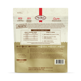 Primal - Pronto - Raw Venison (For Cats) - Frozen Product