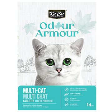 Kit Cat Odour Armour Multi-Cat Cat Litter 14kg