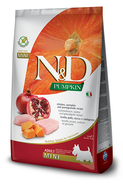 Farmina - N&D Pumpkin - Chicken, Pomegranate & Pumpkin Mini (Dry Dog Food)