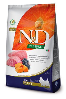 Farmina - N&D Pumpkin - Lamb, Blueberry & Pumpkin Mini (Dry Dog Food)
