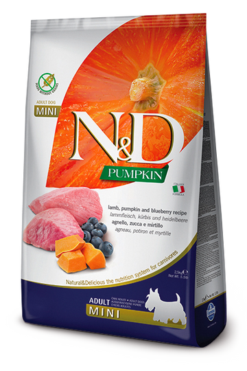 Farmina - N&D Pumpkin - Lamb, Blueberry & Pumpkin Mini (Dry Dog Food)