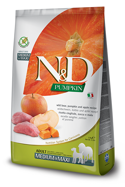 Farmina - N&D Pumpkin - Boar, Apple and Pumpkin Medium & Maxi (Dry Dog Food)
