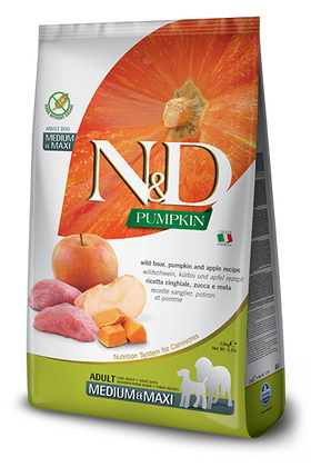 Farmina - N&D Pumpkin - Boar, Apple and Pumpkin Medium & Maxi (Dry Dog Food)