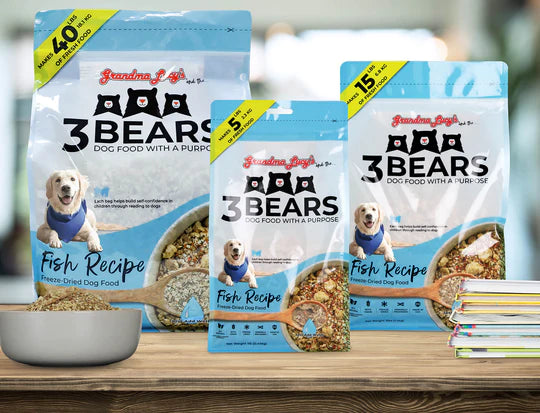Grandma Lucy's - 3 Bears - Freeze Dried Fish Dog Food