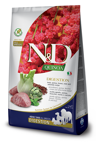 Farmina - N&D Quinoa - Digestion Lamb Adult Medium & Maxi (Dry Dog Food)