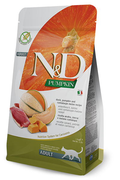 Farmina - N&D Pumpkin - Duck and Cantaloupe Adult Recipe (Dry Cat Food)