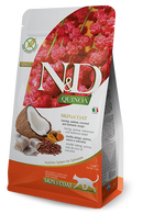 Farmina - N&D Quinoa Skin & Coat - Herring, Quinoa, Coconut and Turmeric Adult Recipe (Dry Cat Food)