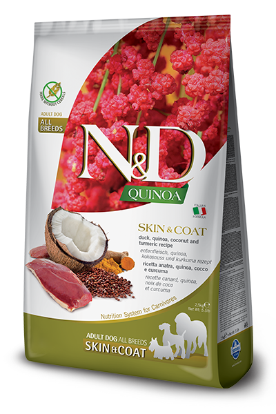 Farmina - N&D Quinoa Skin & Coat - Duck (Dry Dog Food)