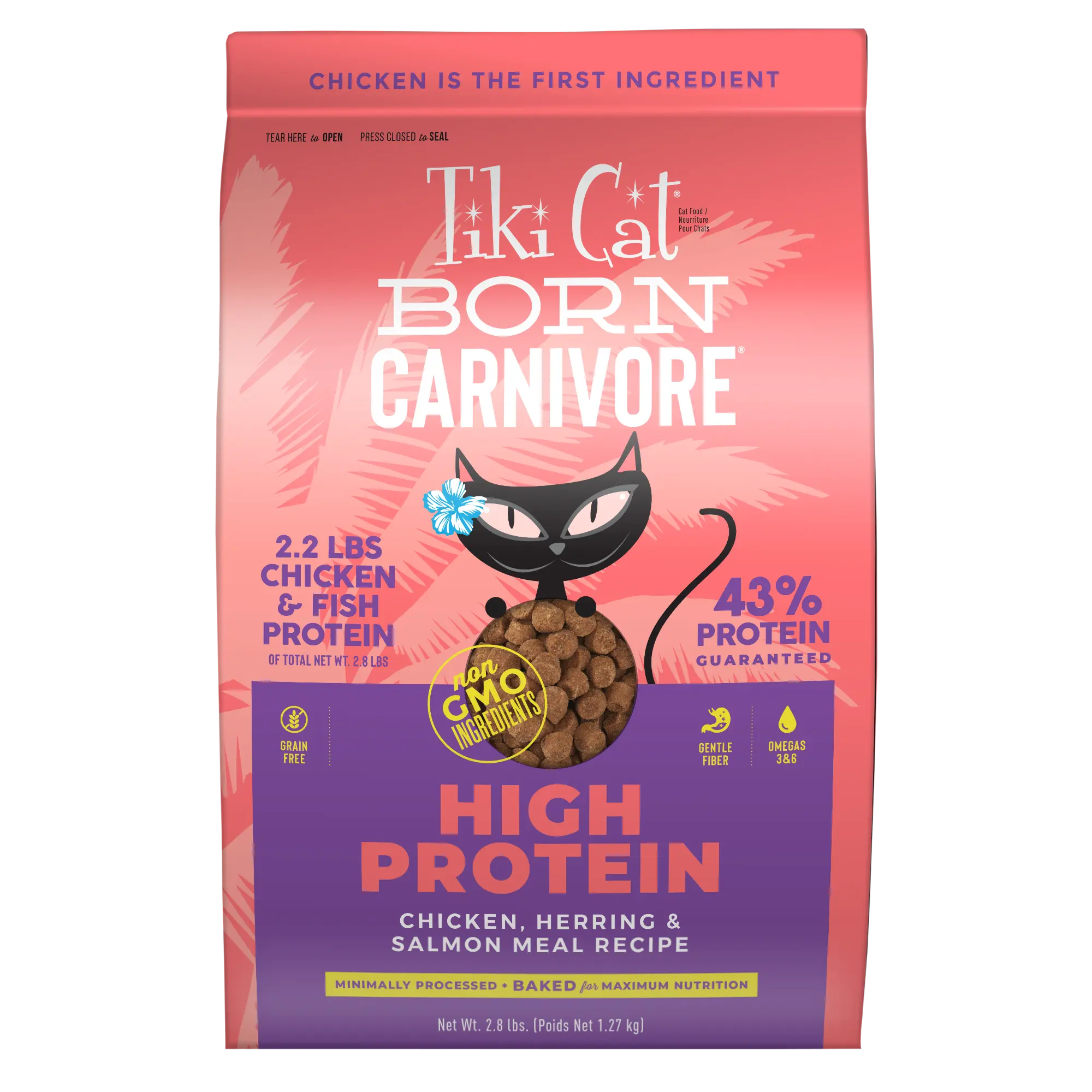 Tiki Cat - Born Carnivore - Chicken, Herring & Salmon (For Cats)