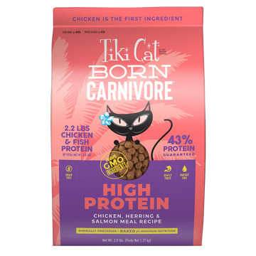 Tiki Cat - Born Carnivore - Chicken, Herring & Salmon (For Cats)