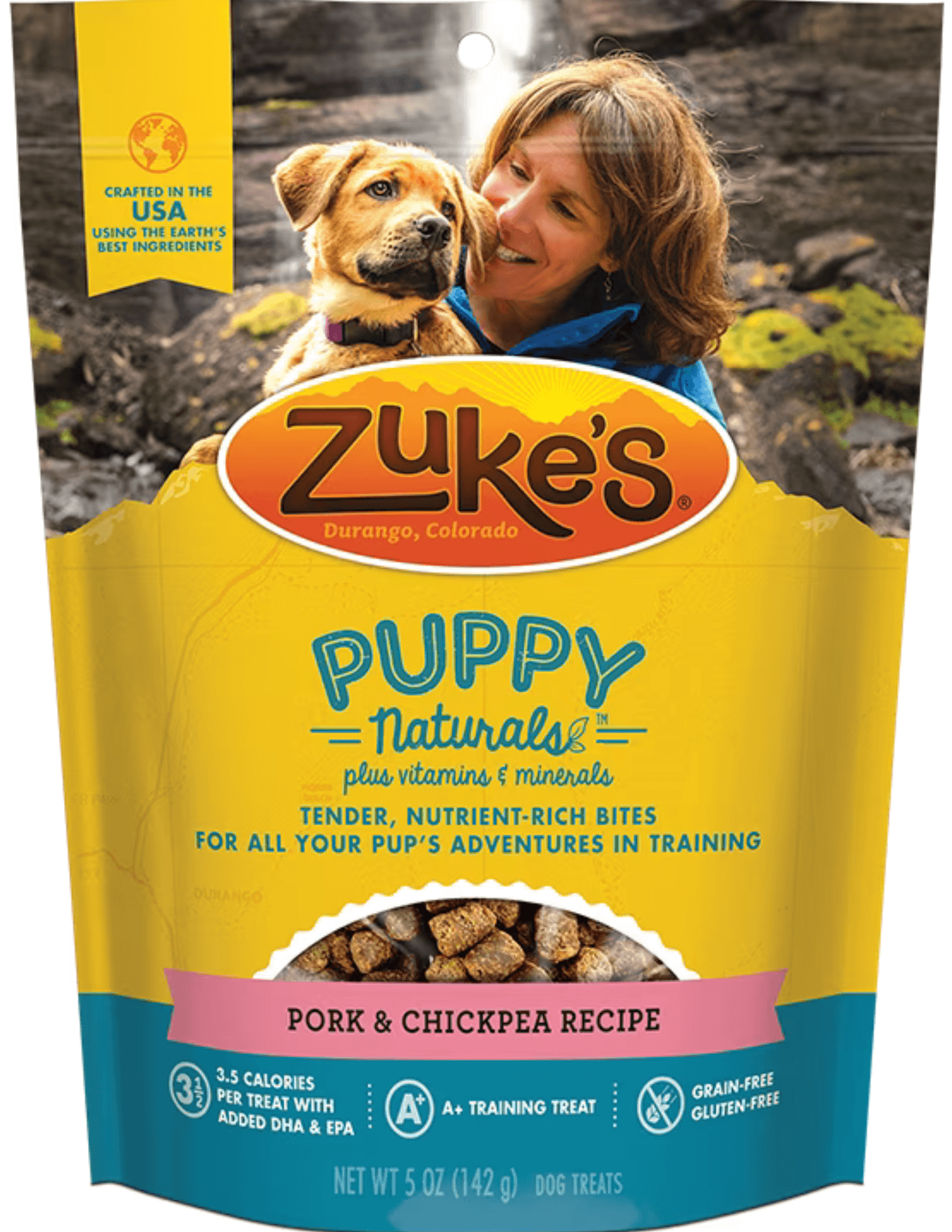 Zuke's - Puppy Naturals - Pork & Chickpea Recipe Treats (For Puppies)