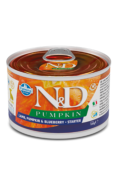 Farmina - N&D Pumpkin - Lamb, Pumpkin, and Blueberry Starter Puppy (Wet Dog Food)