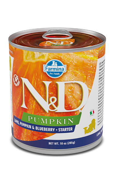 Farmina - N&D Pumpkin - Lamb, Pumpkin, and Blueberry Starter Puppy (Wet Dog Food)