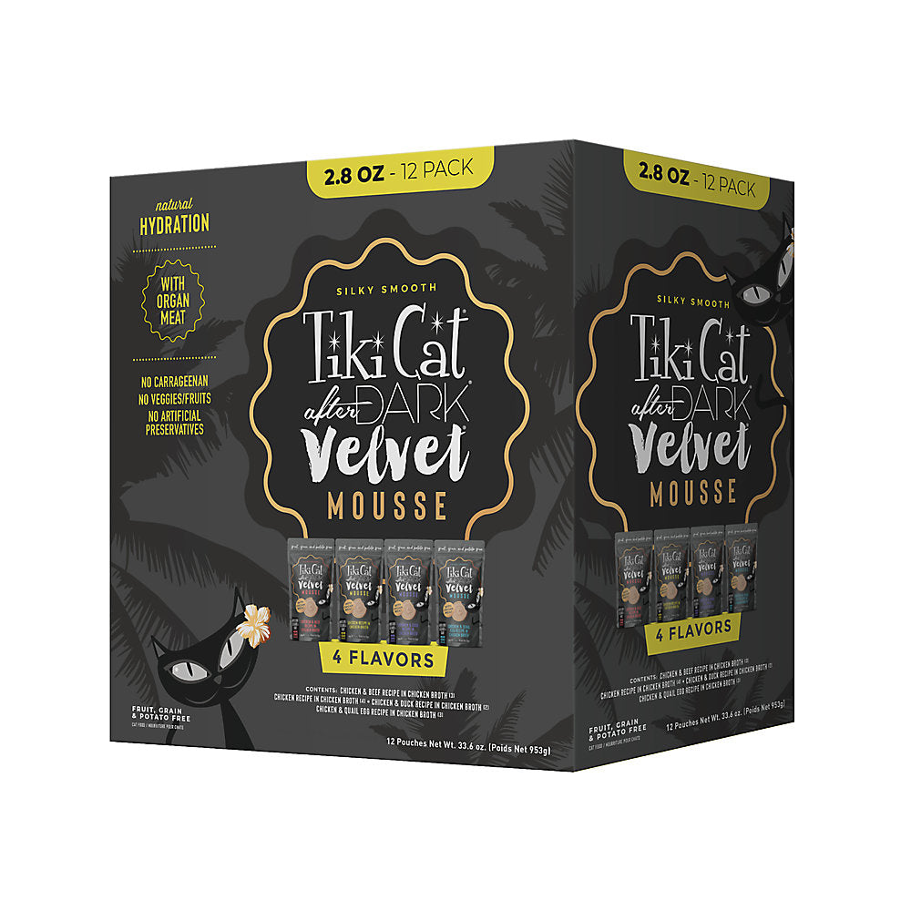 Tiki Cat - After Dark Velvet Mousse - Variety Pack (For Cats)