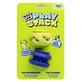 WAGLAB PlayStack 2-Pack, The Boomerang & The Slobber (For Dogs)