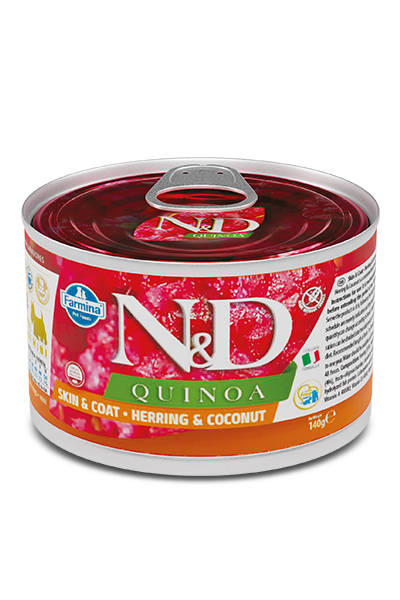 Farmina - N&D Quinoa Skin & Coat - Herring & Coconut Recipe (Wet Dog Food)