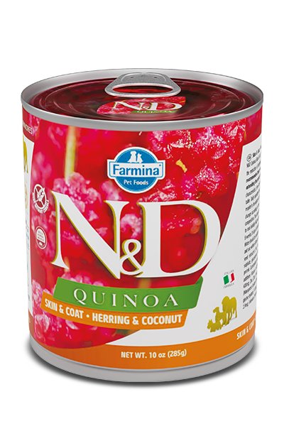 Farmina - N&D Quinoa Skin & Coat - Herring & Coconut Recipe (Wet Dog Food)
