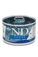 Farmina - N&D Ocean - Cod & Pumpkin Puppy Recipe (Wet Dog Food)-1
