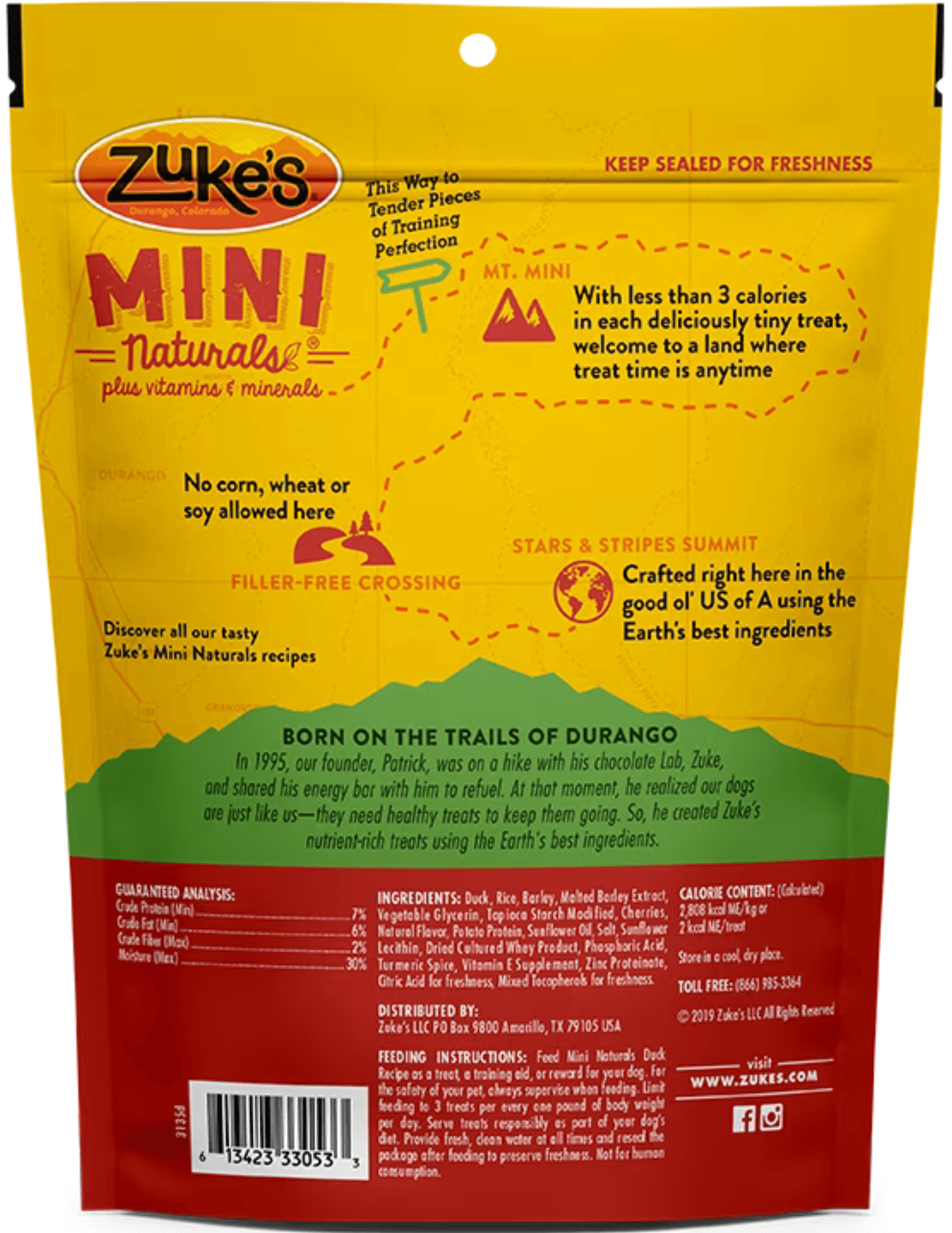 Zuke's - Mini Naturals - Duck Recipe Treats (For Dogs)