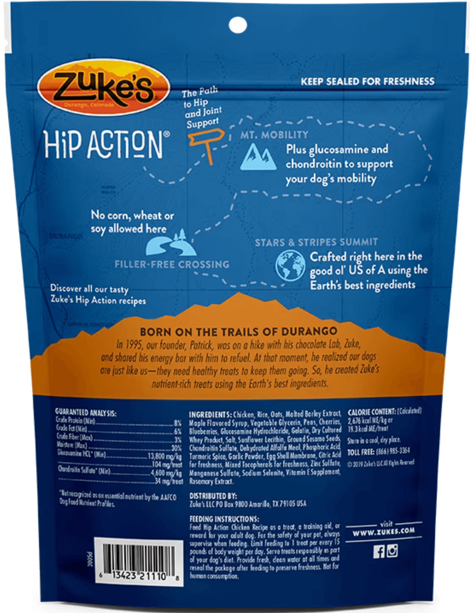 Zuke's - Hip Action - Chicken Recipe Treats (For Dogs)