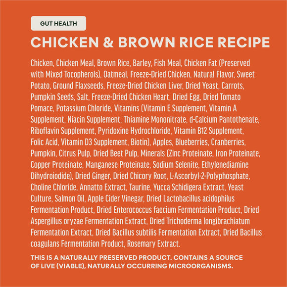 Instinct Raw Boost Gut Health Whole Grain Chicken Recipe dry dog food