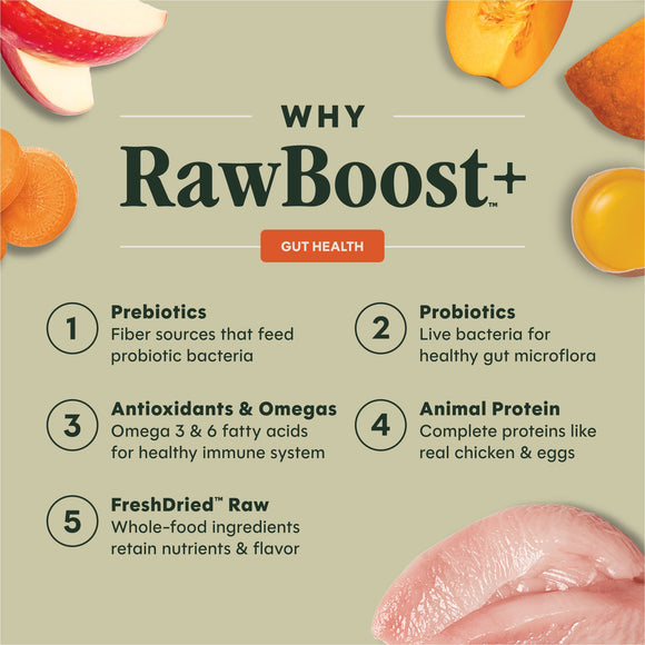 Instinct Raw Boost Gut Health Whole Grain Chicken Recipe dry dog food