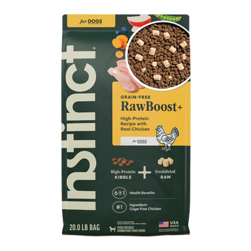 Instinct Raw Boost Real Chicken Recipe dry dog food, 20 lb bag
