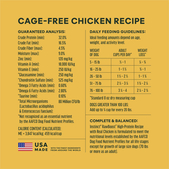 Instinct Raw Boost Real Chicken Recipe dry dog food