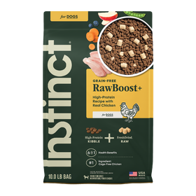 Instinct Raw Boost Real Chicken Recipe dry dog food, 10 lb bag
