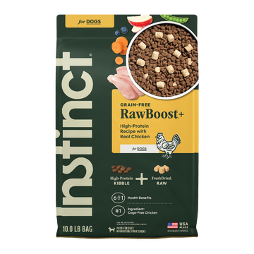 Instinct Raw Boost Real Chicken Recipe dry dog food, 10 lb bag
