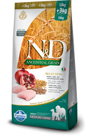 Farmina - N&D Ancestral Grain - Selection Adult Med & Maxi (Dry Dog Food)