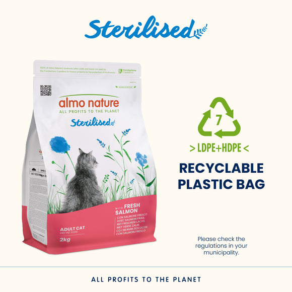 Almo Nature Indoor Salmon Dry Cat Food