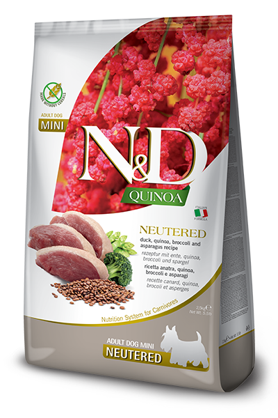 Farmina - N&D Quinoa - Neutered Adult Mini (Dry Dog Food)