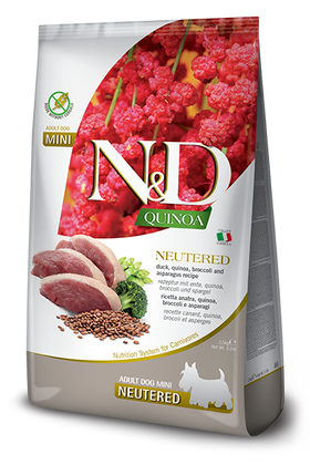 Farmina - N&D Quinoa - Neutered Adult Mini (Dry Dog Food)