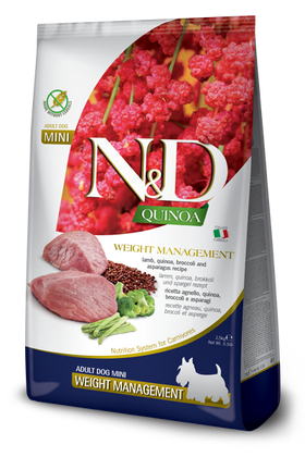 Farmina - N&D Quinoa - Weight Management Lamb Mini (Dry Dog Food)