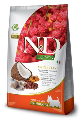 Farmina - N&D Quinoa - Skin & Coat Herring Mini (Dry Dog Food)