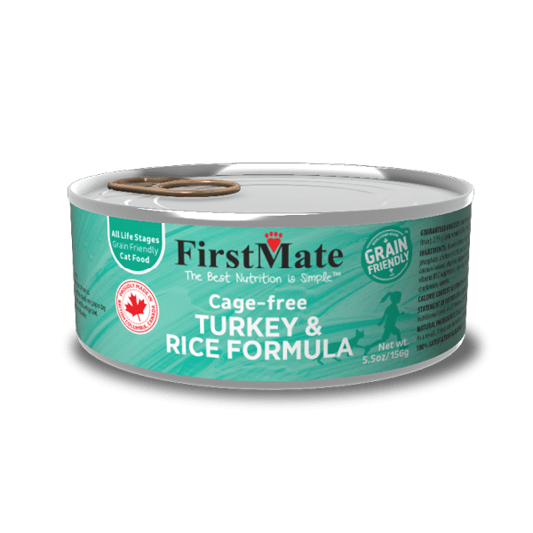 FirstMate - Cage Free Turkey & Rice Formula (For Cats)