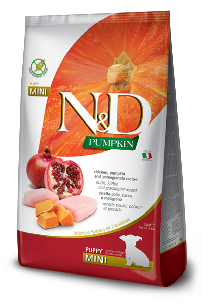 Farmina - N&D Pumpkin - Chicken, Pomegranate & Pumpkin Mini (Dry Puppy Food)
