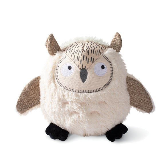 Fringe Studio Whoooooo's There owl earth friendly dog toy