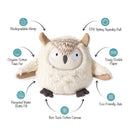 Fringe Studio Whoooooo's There owl toy features