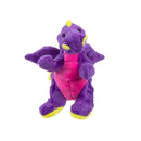 GoDog Dragons Chew Guard Squeaky Plush Dog Toy (Purple)