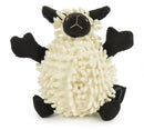 GoDog Fuzzy Wuzzy Lamb Chew Guard Plush Dog Toy
