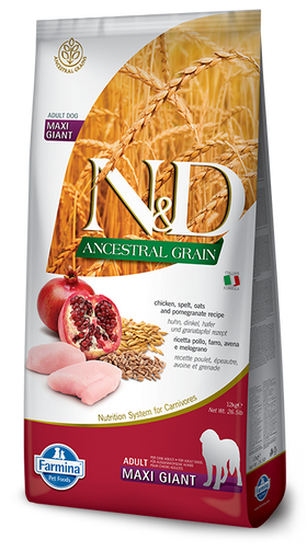 Farmina - N&D Ancestral Grain - Chicken & Pomegranate Giant (Dry Dog Food)