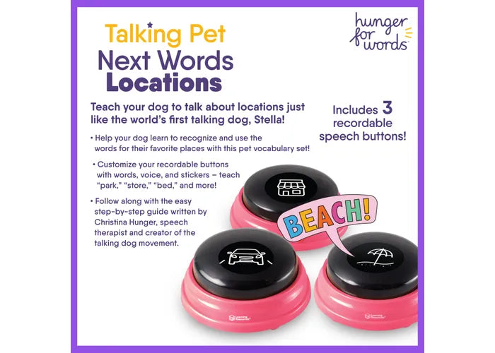 Brightkins - Talking Pet Next Words: Locations (For Dogs)