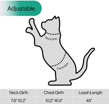 pidan - Cat Harness and Leash Set (Extra Large) - 0