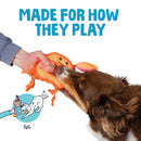 GoDog Tough Guard Curtis Crab Plush Dog Toy