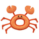GoDog Tough Guard Curtis Crab Plush Dog Toy