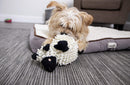 GoDog Fuzzy Wuzzy Lamb Chew Guard Plush Dog Toy